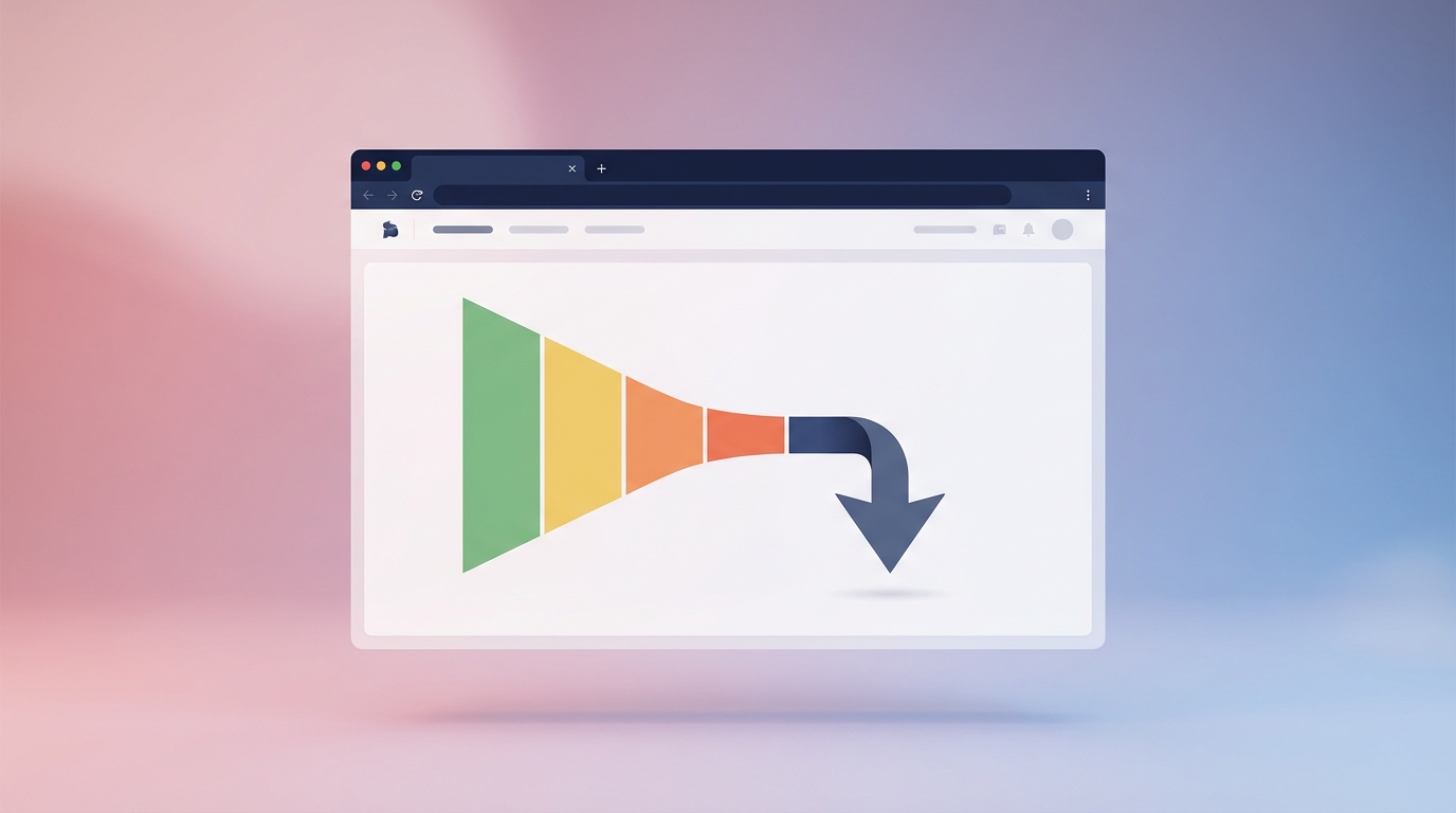 Funnel chart illustrating AI project abandonment and failure rates